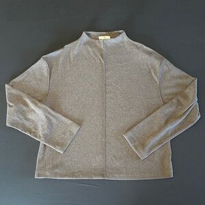 H&M Gray/ Brown Long Sleeve Top